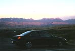 The car misses the light.