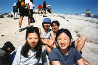 with Vicky, Rebecka, and Scott